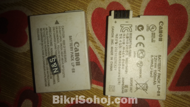 Canon 700 D original Japan body and lens